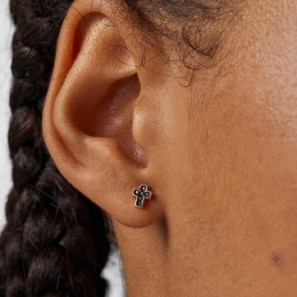 TOUS mini cross earrings - Picture 2 of 5